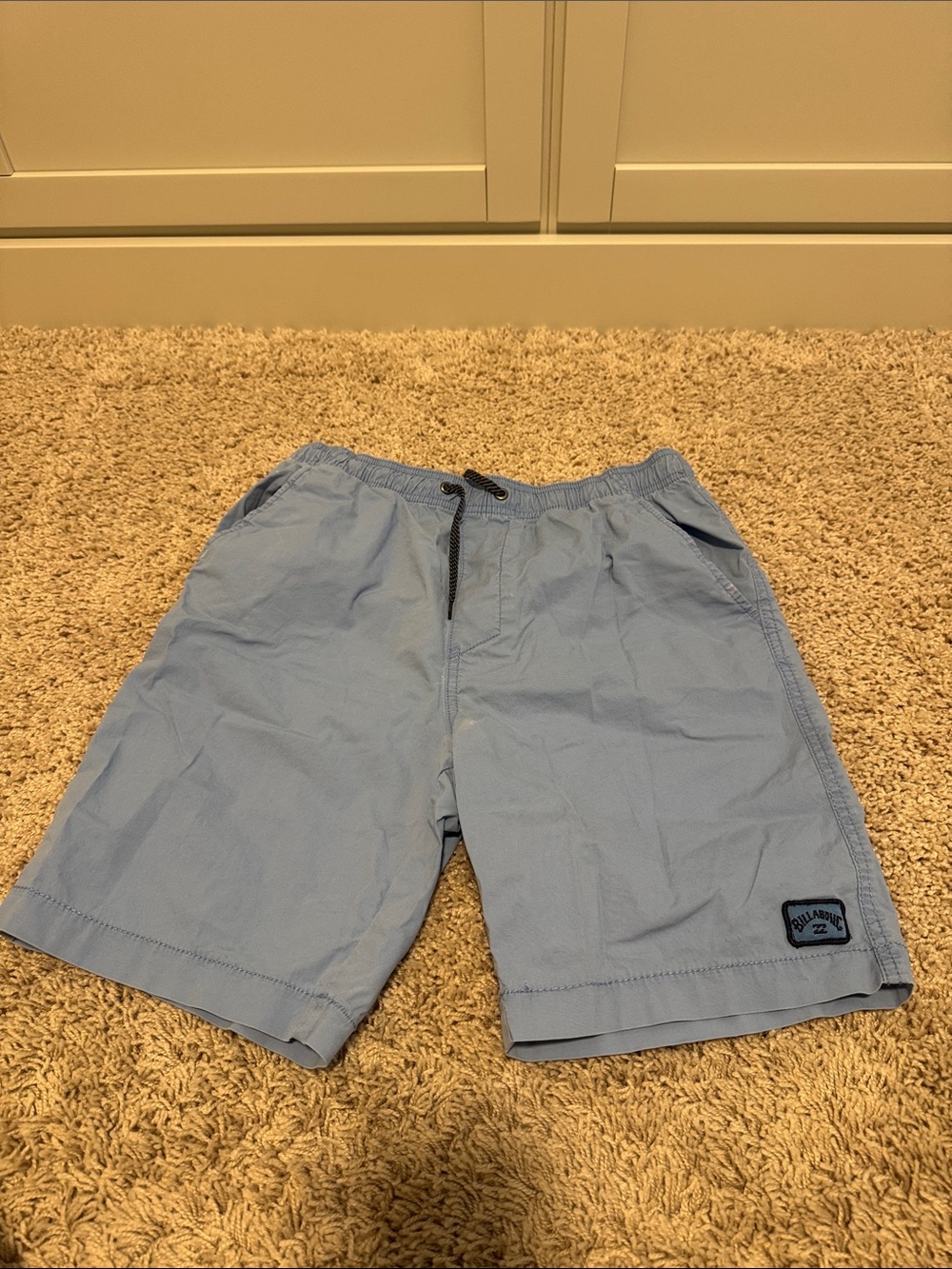 Billabong Light Blue Kids' Elastic Waist Shorts